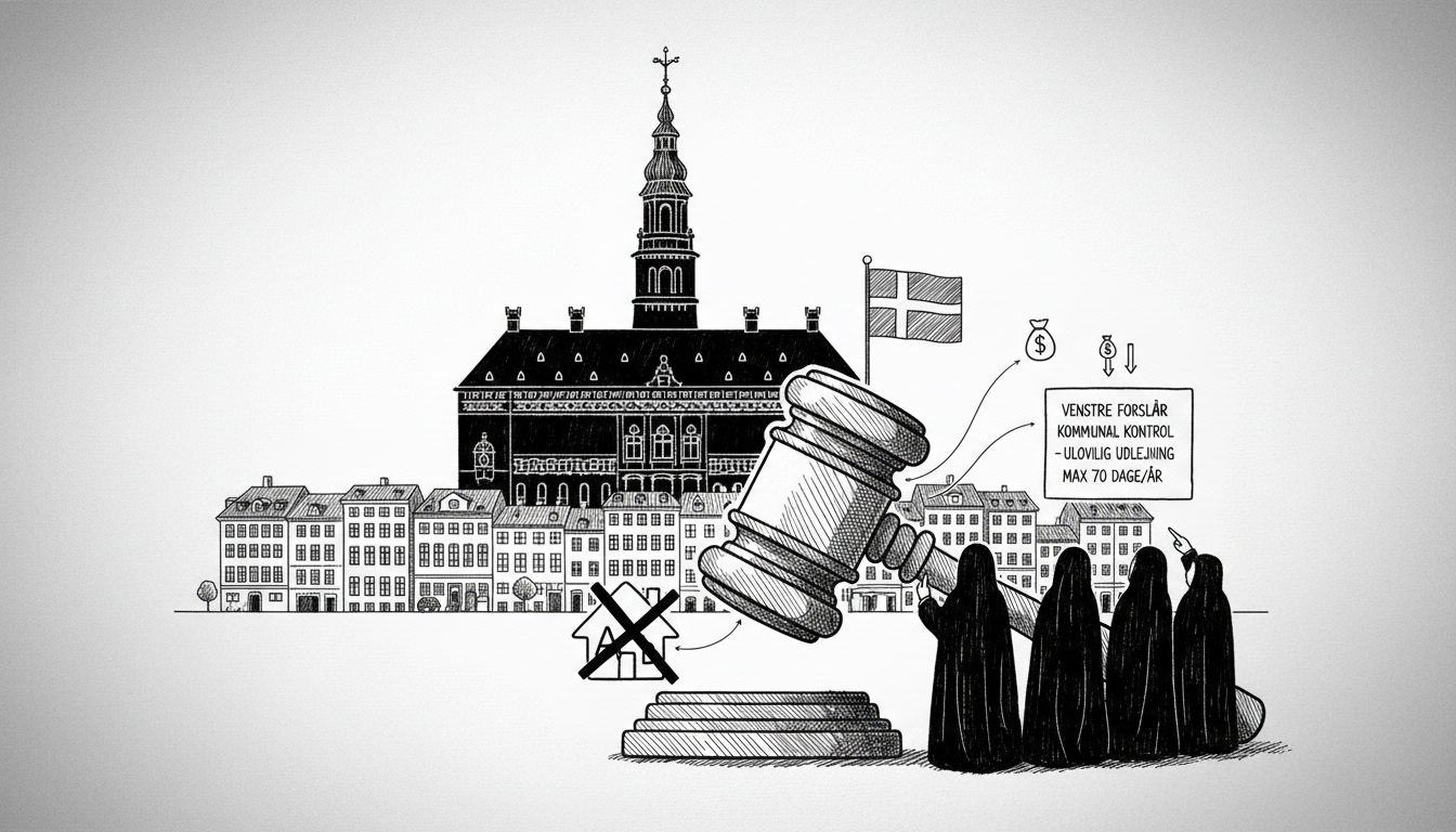 Venstre Proposes Municipal Control of Illegal Airbnb Rentals