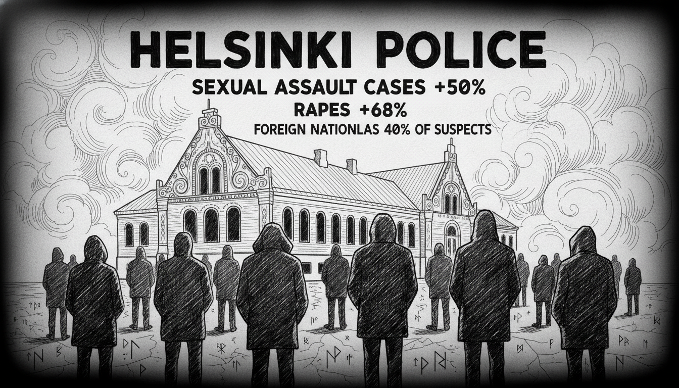 Helsinki Police Report Sharp Increase in Sexual Assault Cases