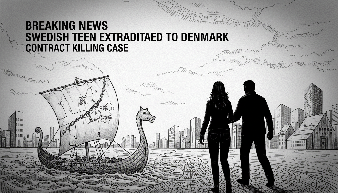 Swedish Teen Extradited to Denmark in Contract Killing Case
