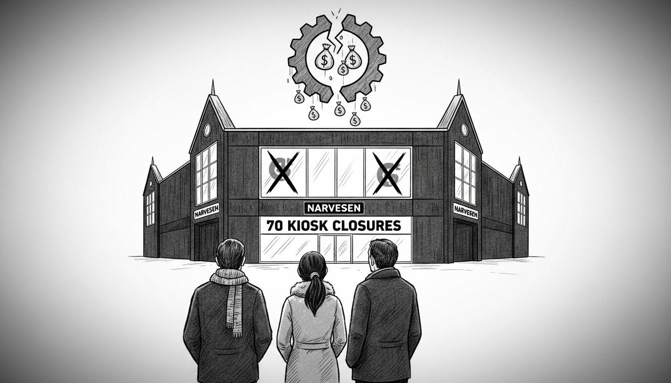 Norwegian Convenience Chain Restructures with 70 Kiosk Closures