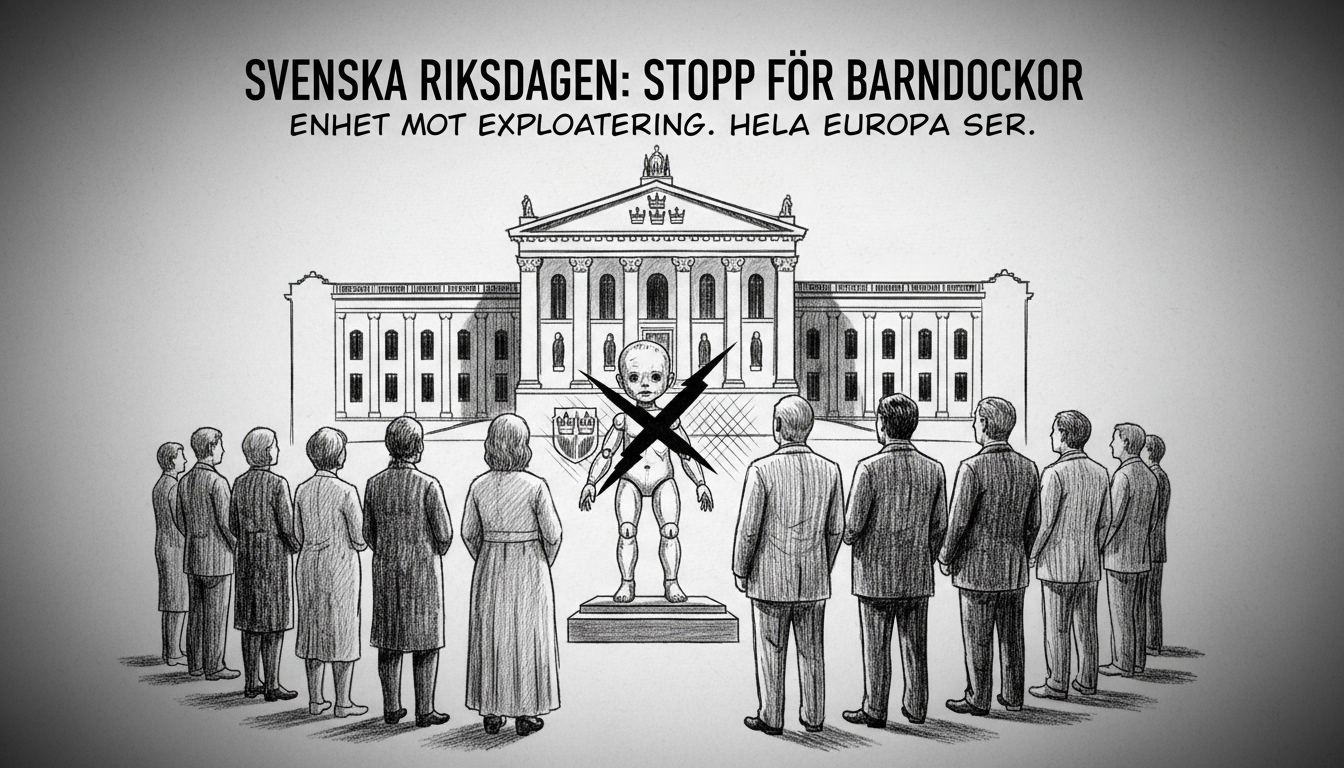 Swedish Parliament Demands Action Against Child Sex Dolls