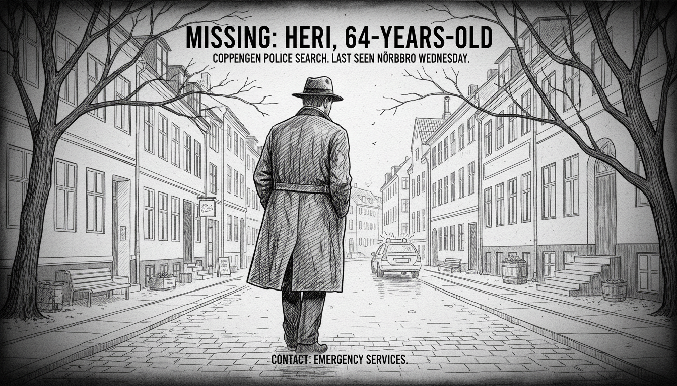 Copenhagen Police Search for Missing 64-Year-Old Man