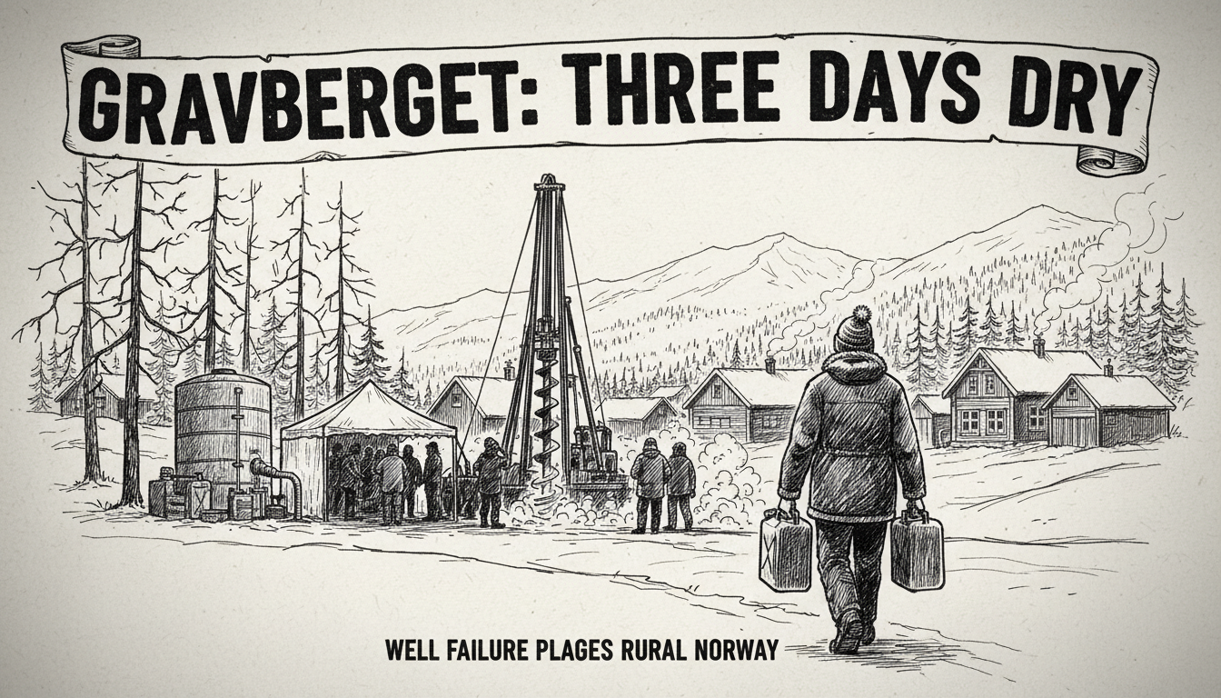 Norwegian Village Faces Third Day Without Running Water