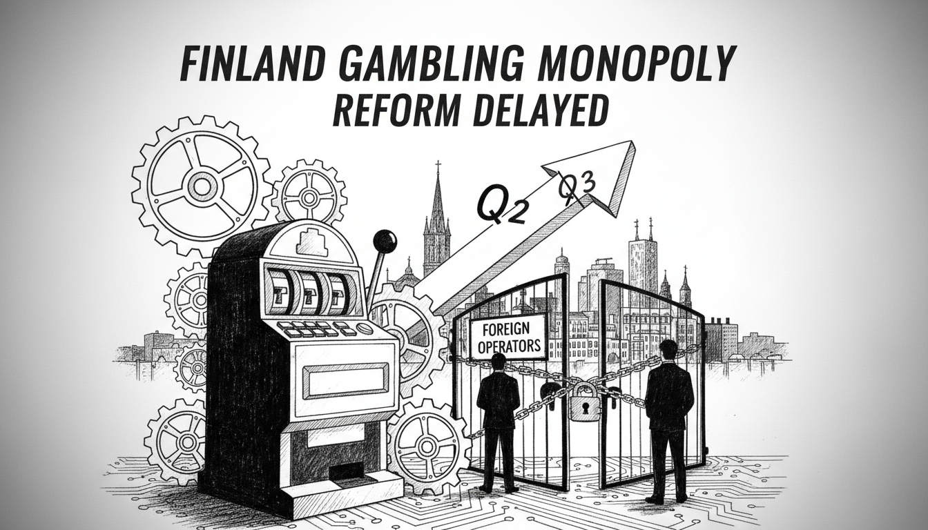Finland's Gambling Monopoly Reform Delayed to Third Quarter