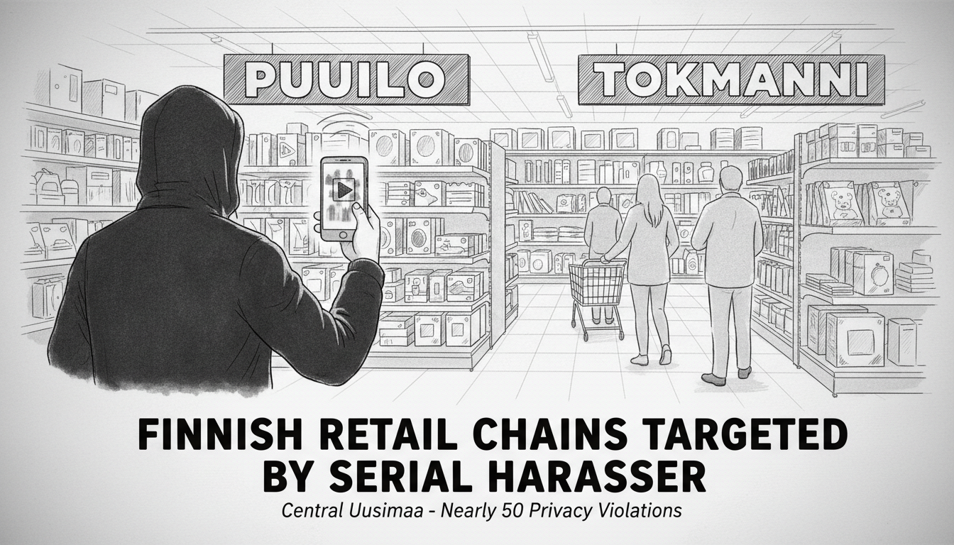 Finnish Retail Chains Targeted by Serial Harasser in Central Uusimaa