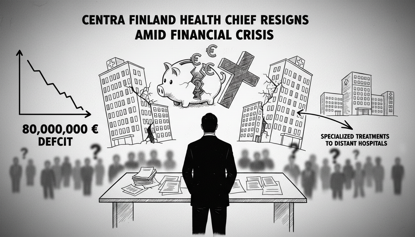 Central Finland Health Chief Resigns Amid Financial Crisis