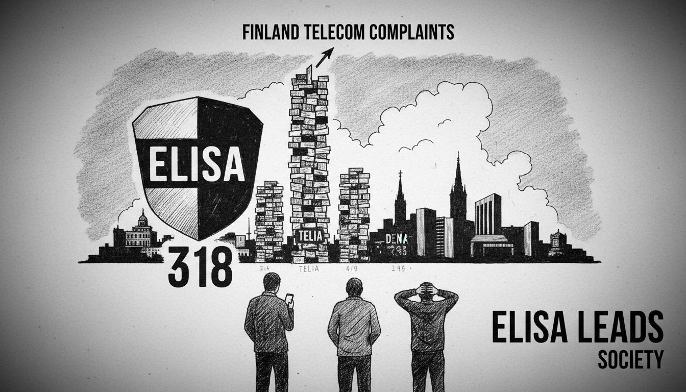 Finland Telecom Complaints: Elisa Leads with 318