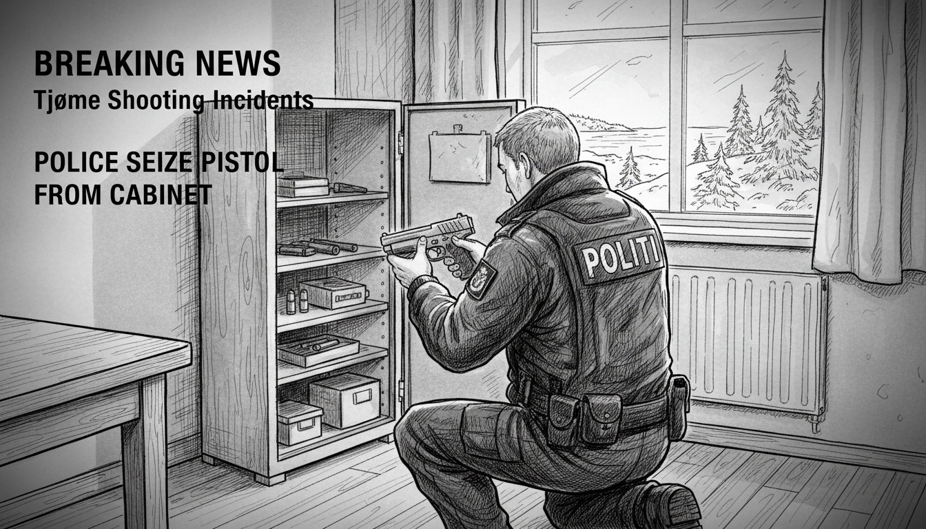 Police Discover Pistol in Gun Cabinet After Tjøme Shooting Incidents