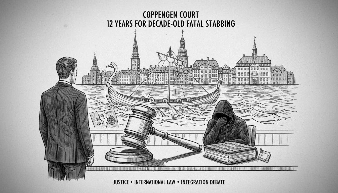 Copenhagen Court Sentences Man to 12 Years for Decade-Old Fatal Stabbing