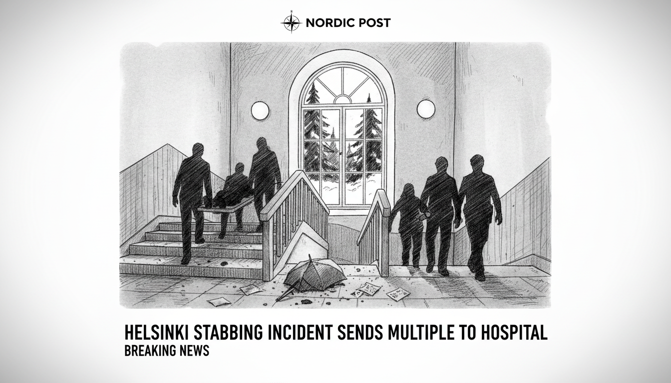 Helsinki Stabbing Incident Sends Multiple to Hospital