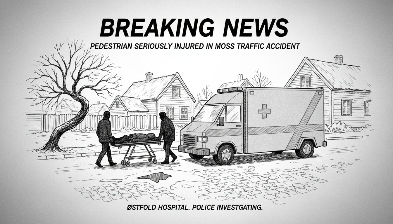 Pedestrian Seriously Injured in Moss Traffic Accident