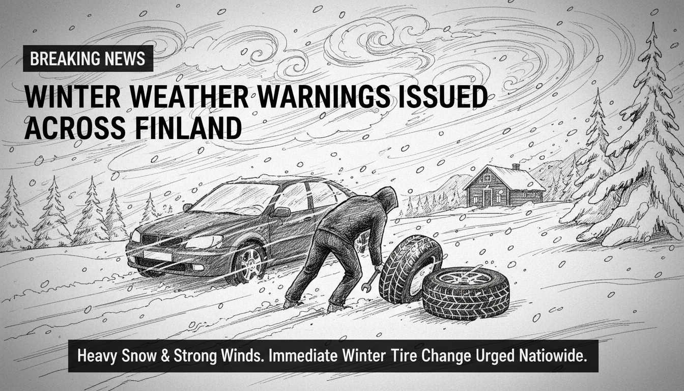 Winter Weather Warnings Issued Across Finland