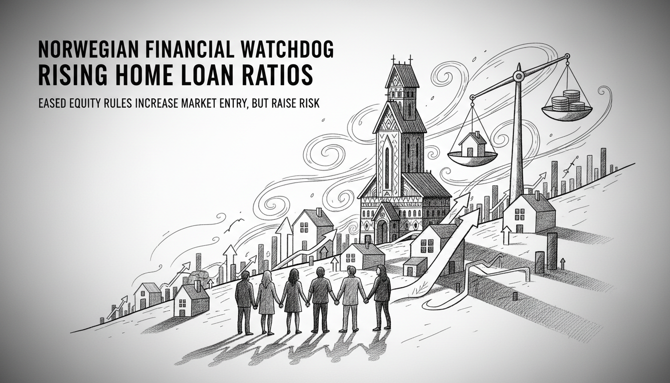 Norwegian Financial Watchdog Reports Rising Home Loan Ratios