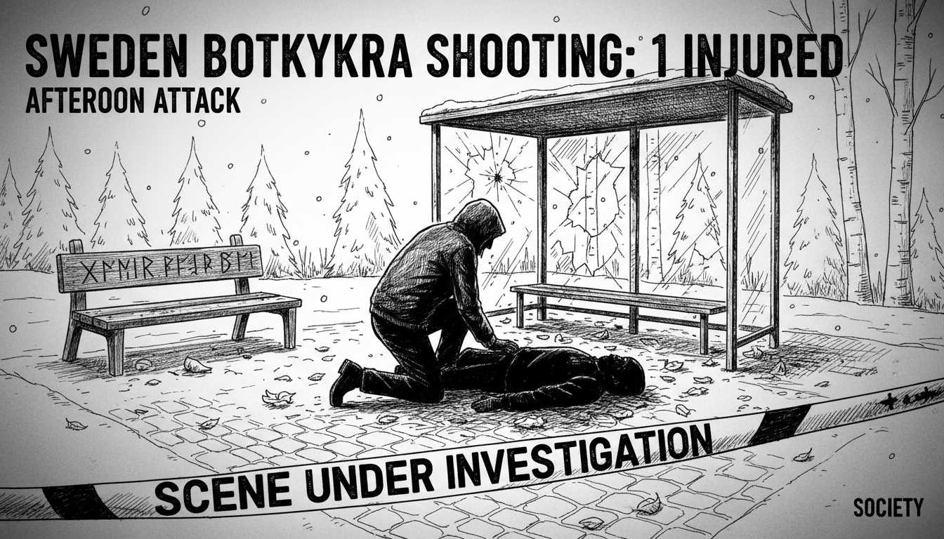 Sweden Botkyrka Shooting: 1 Injured in Afternoon Attack