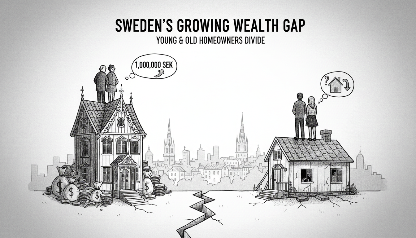Sweden's Growing Wealth Gap Between Young and Old Homeowners