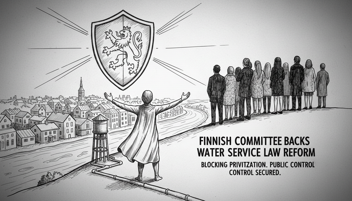 Finnish Committee Backs Water Service Law Reform to Block Privatization