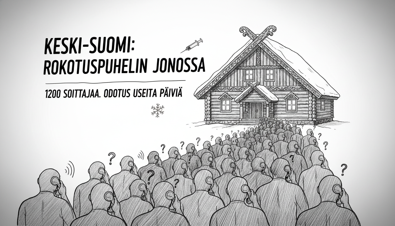 Vaccination Booking Line Overwhelmed in Central Finland Region