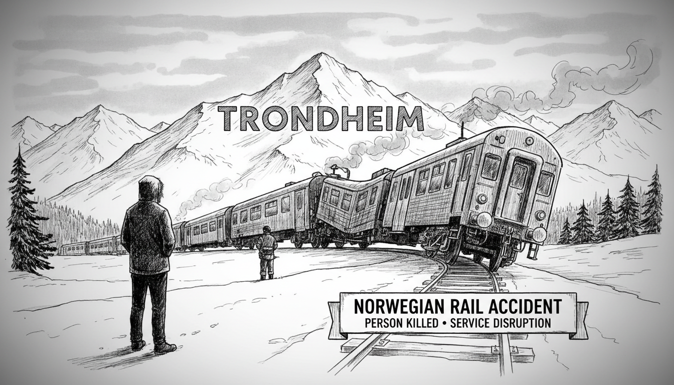 Person Killed in Norwegian Railway Accident Near Trondheim