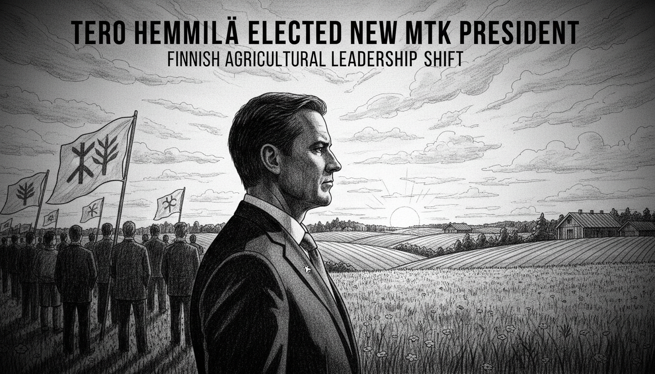 Tero Hemmilä Elected as New MTK President in Finnish Agricultural Leadership Shift