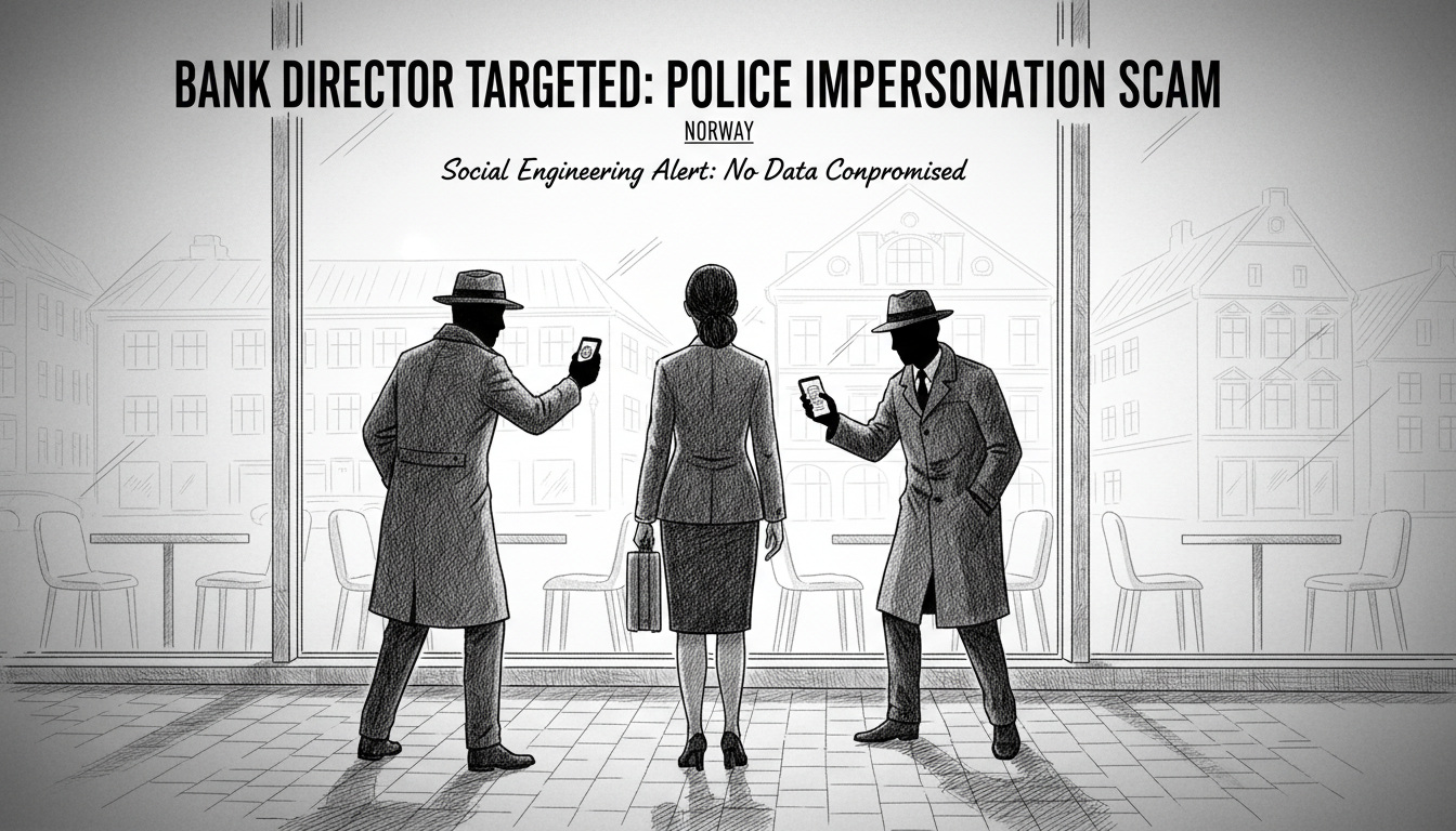 Bank Director Targeted by Police Impersonation Scam During Lunch Break