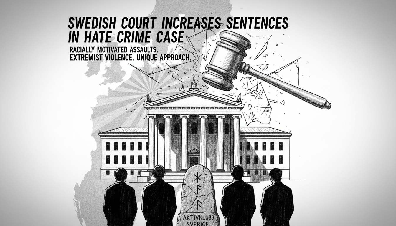 Swedish Court Increases Sentences in Hate Crime Case