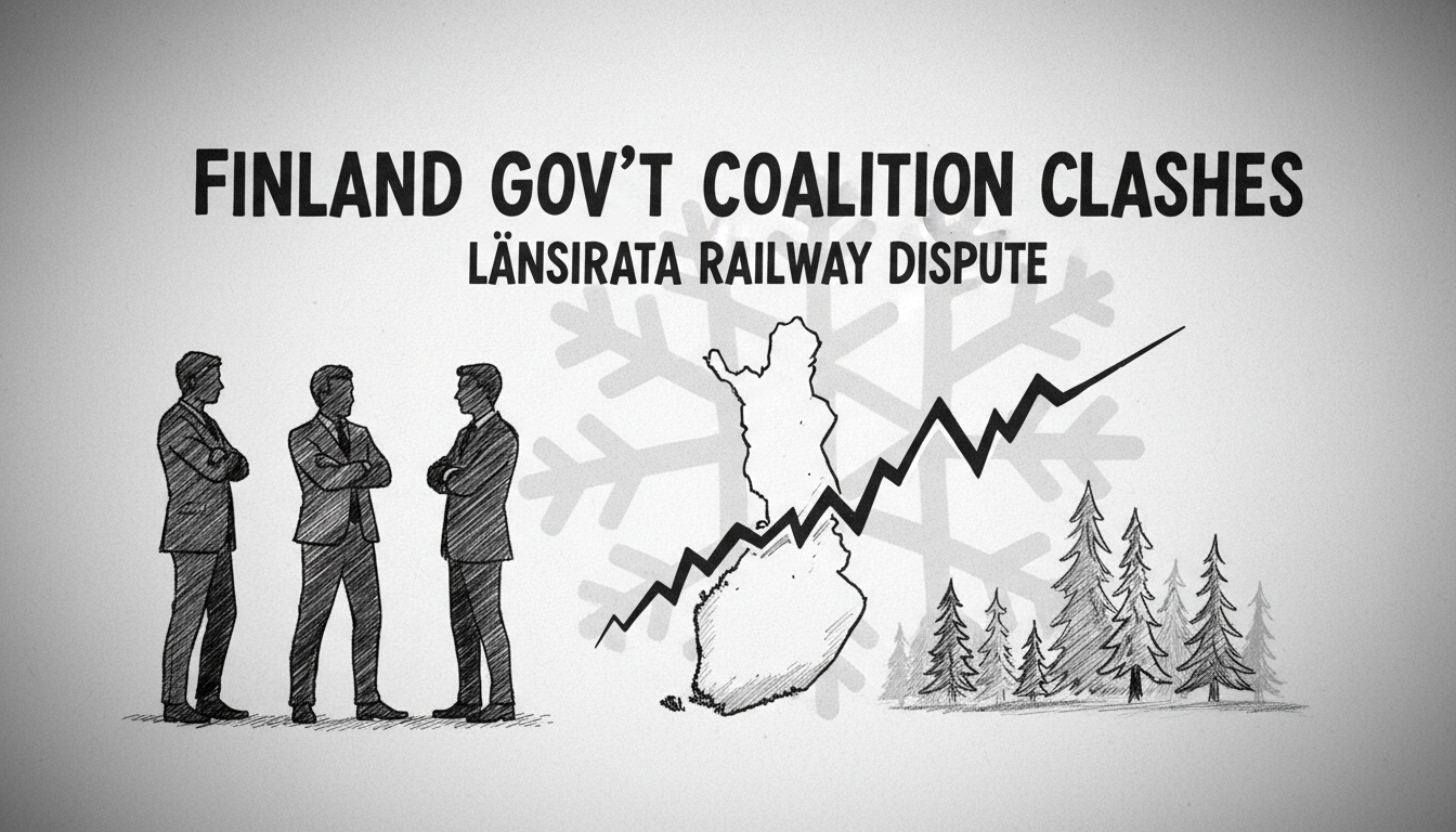 Finland Government Coalition Clashes Over Länsirata Railway