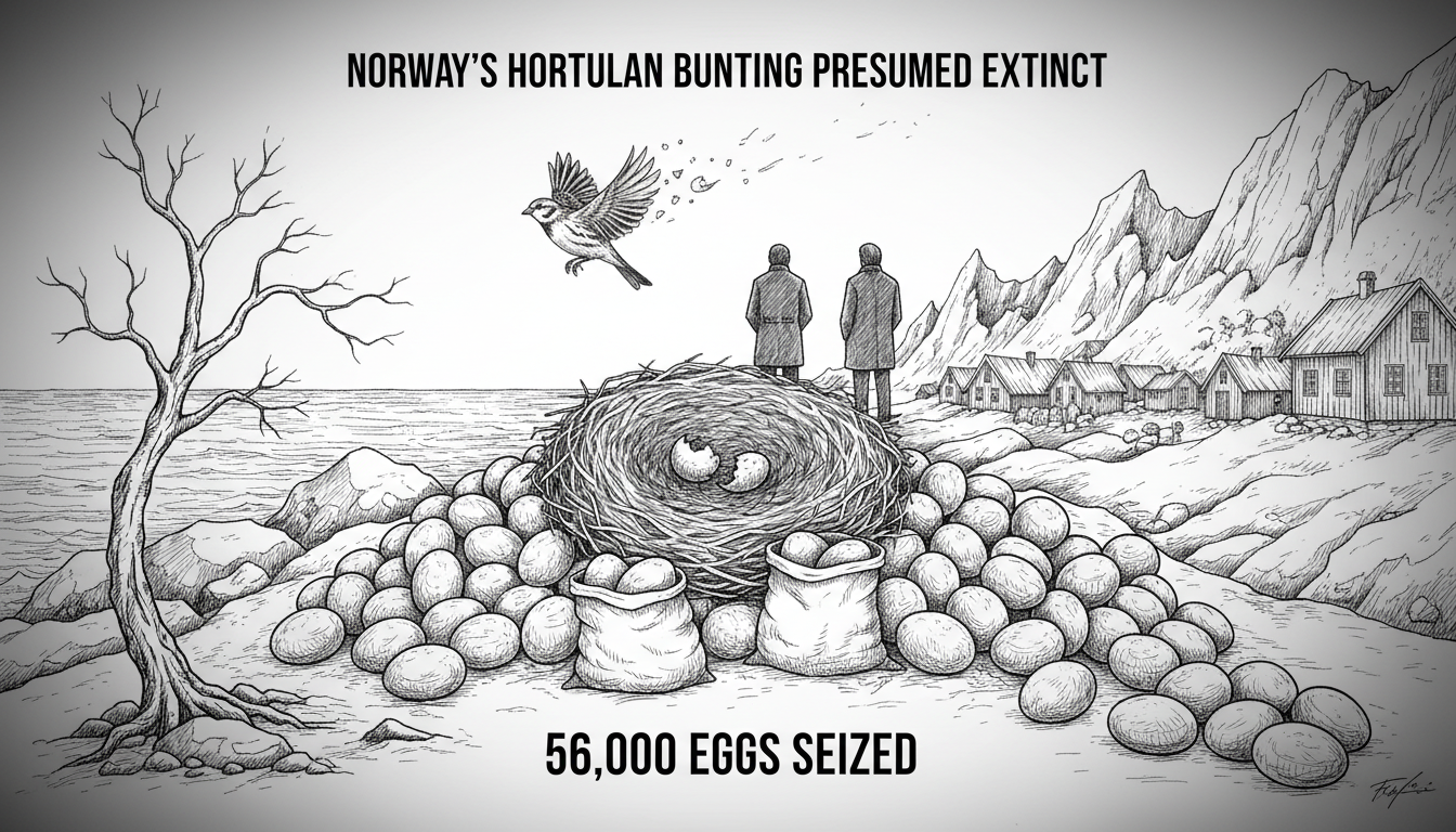 Norway's Hortulan Bunting Presumed Extinct: 56,000 Eggs Seized