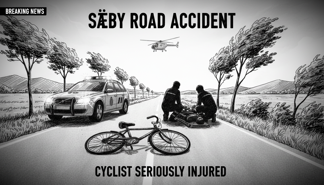 Cyclist Seriously Injured in Sæby Road Accident