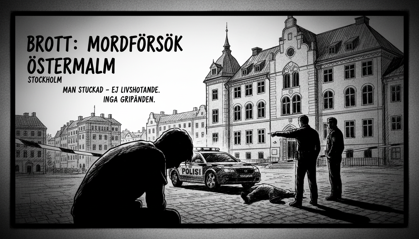 Attempted Murder Investigation in Stockholm's Östermalm District