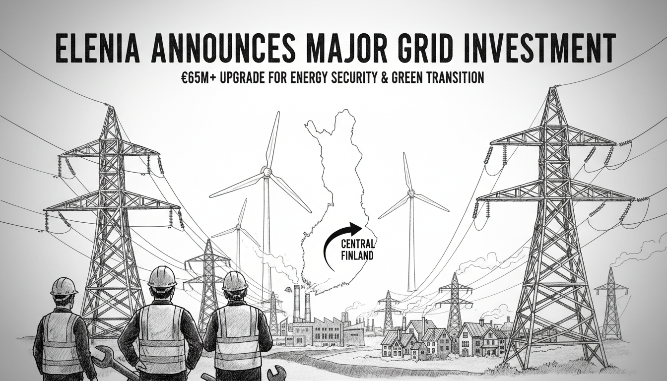 Elenia Announces Major Grid Investment Across Central Finland