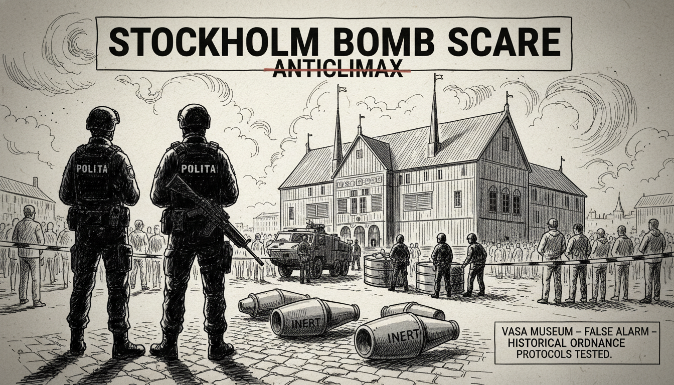 Stockholm Bomb Scare at Vasa Museum Ends in Anticlimax