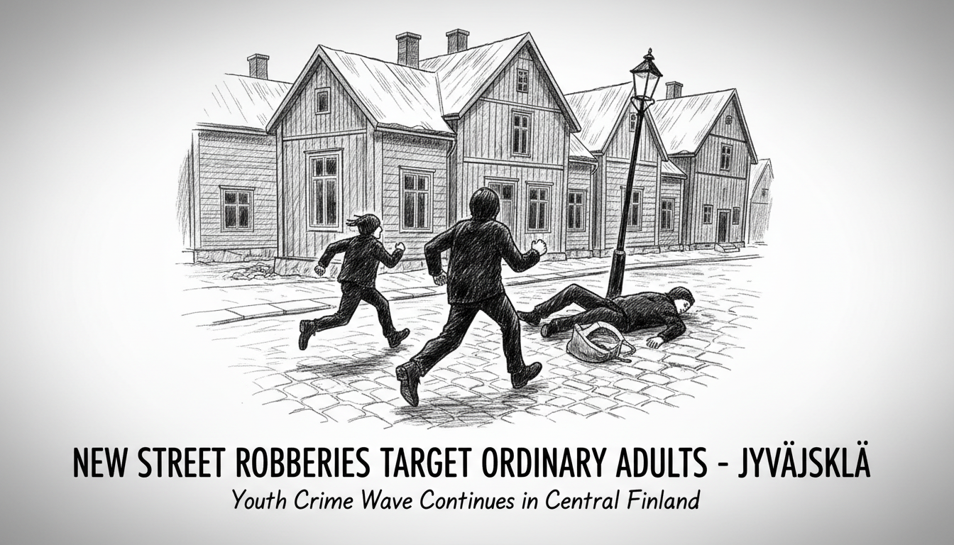 New Street Robberies in Jyväskylä Target Ordinary Adults