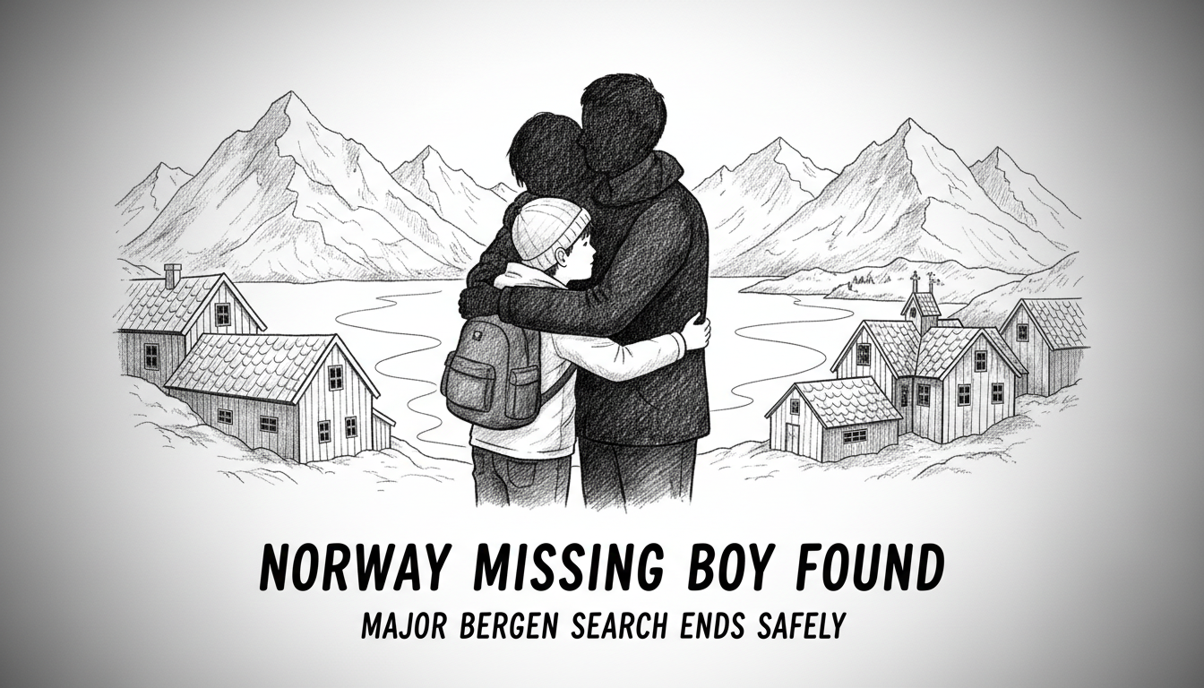 Norway Missing Boy Found: Major Bergen Search Ends Safely