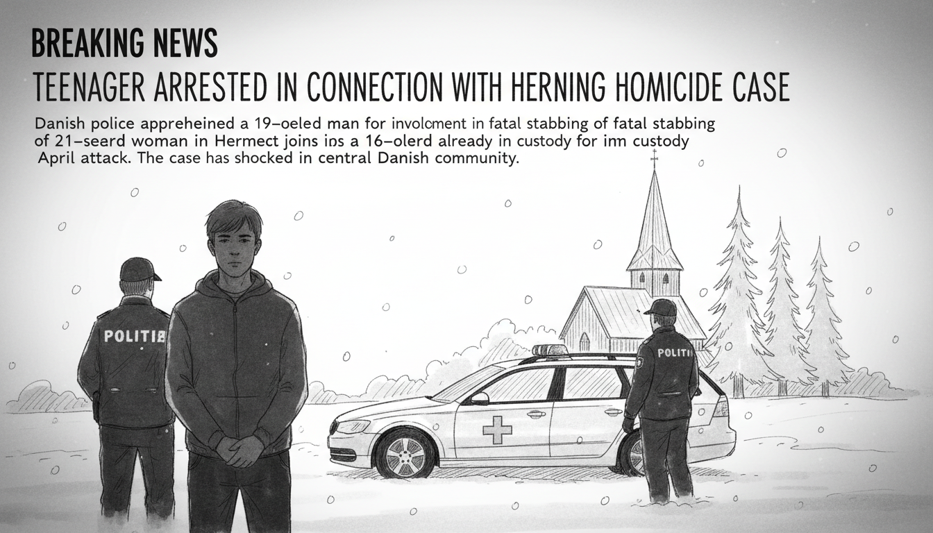 Teenager Arrested in Connection with Herning Homicide Case