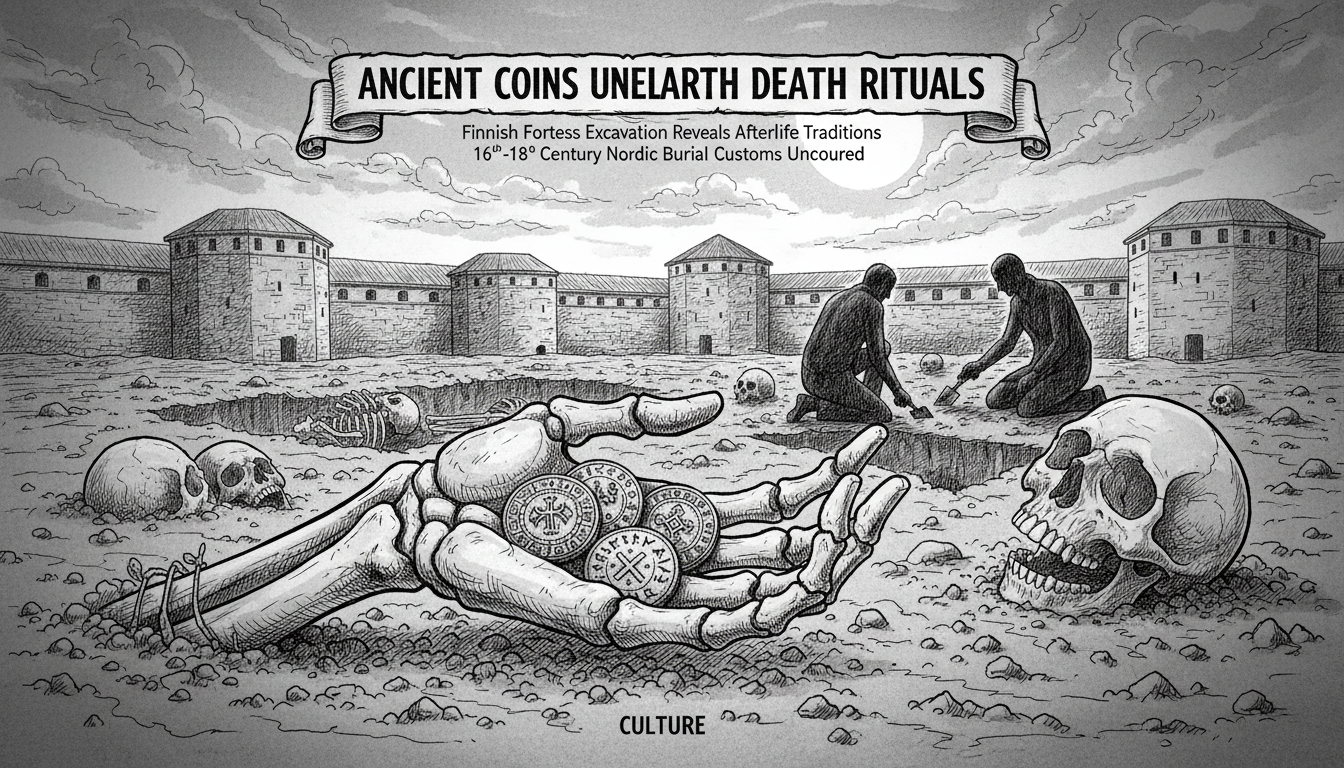 Ancient Coins Found in Graves at Finnish Fortress Reveal Death Rituals
