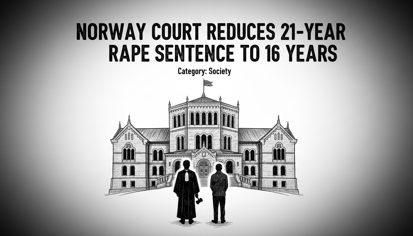 Norway Court Reduces 21-Year Rape Sentence to 16 Years