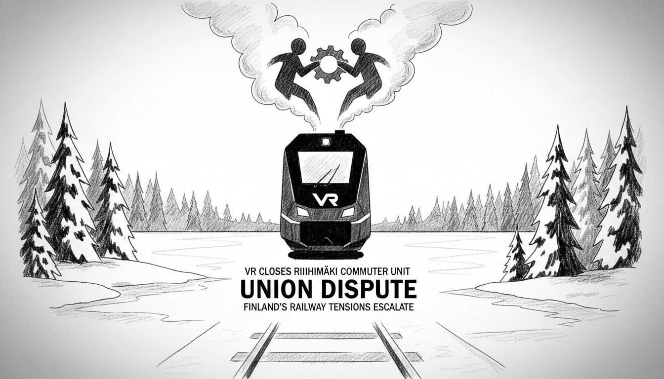 VR Closes Riihimäki Commuter Unit Amid Union Dispute