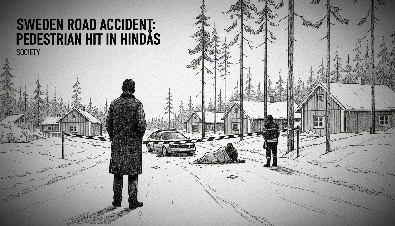 Sweden Road Accident: Pedestrian Hit in Hindås