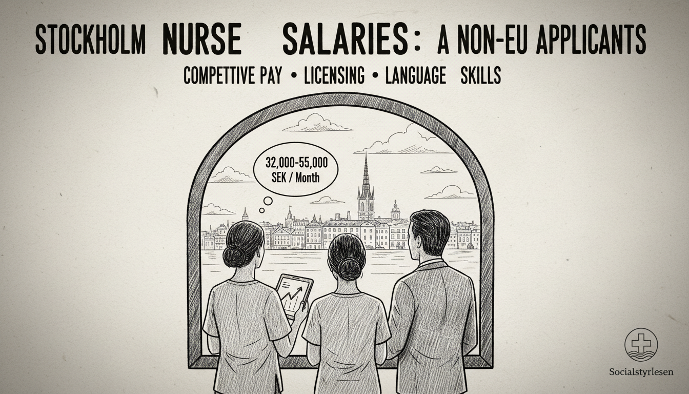 Average Registered Nurse Salaries in Stockholm for Non-EU Applicants