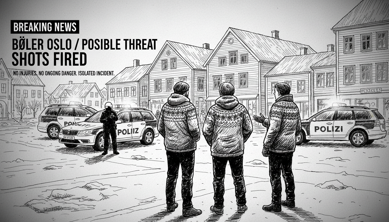 Possible Threat Situation at Bøler - Shots May Have Been Fired