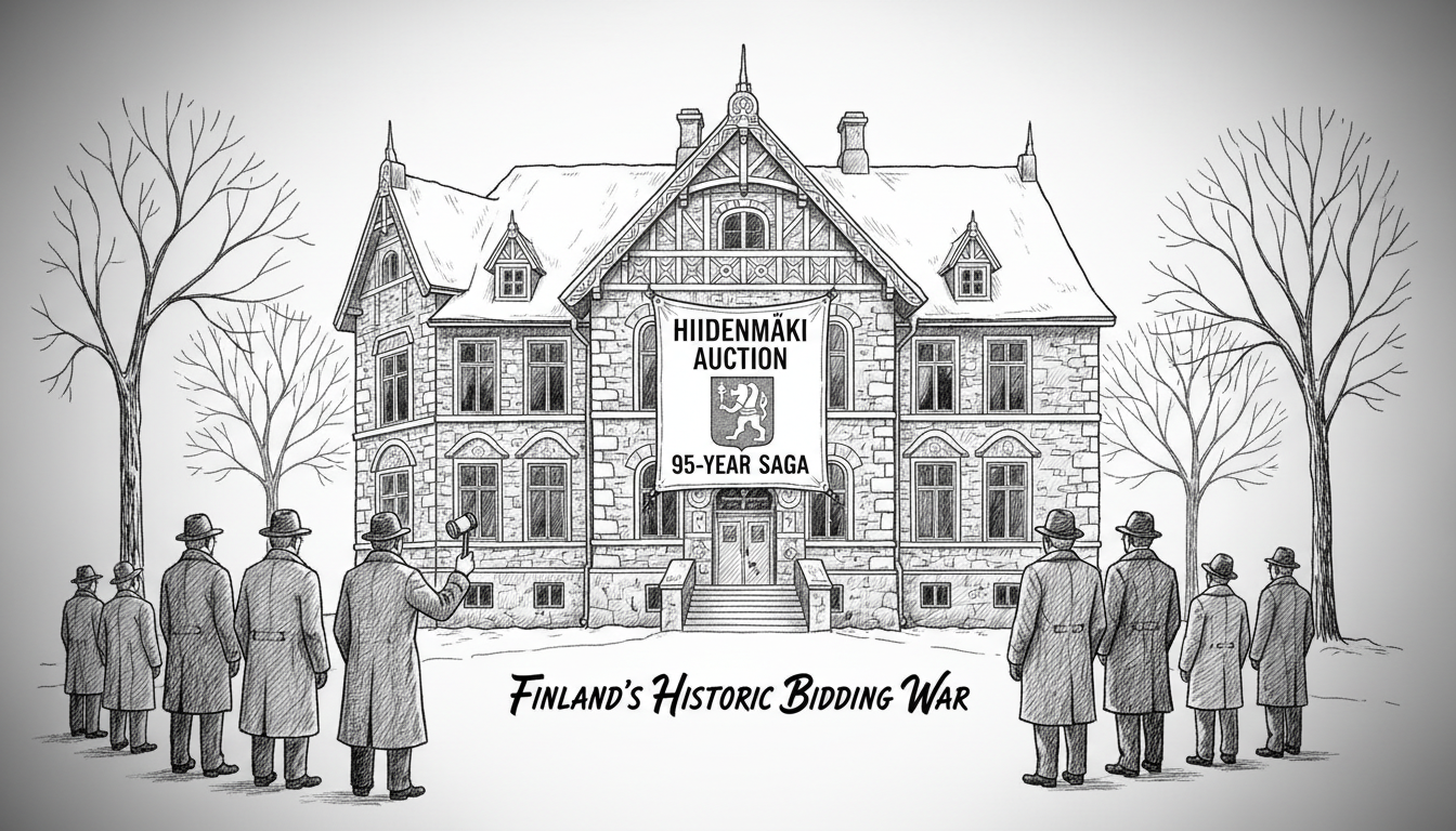 Finland's Historic Hiidenmäki Building Auction: 95-Year Saga