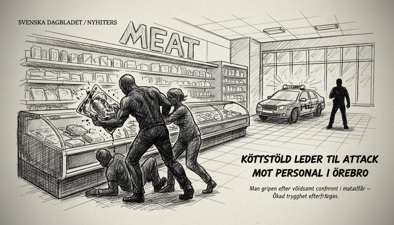 Meat theft leads to staff assault at Swedish supermarket