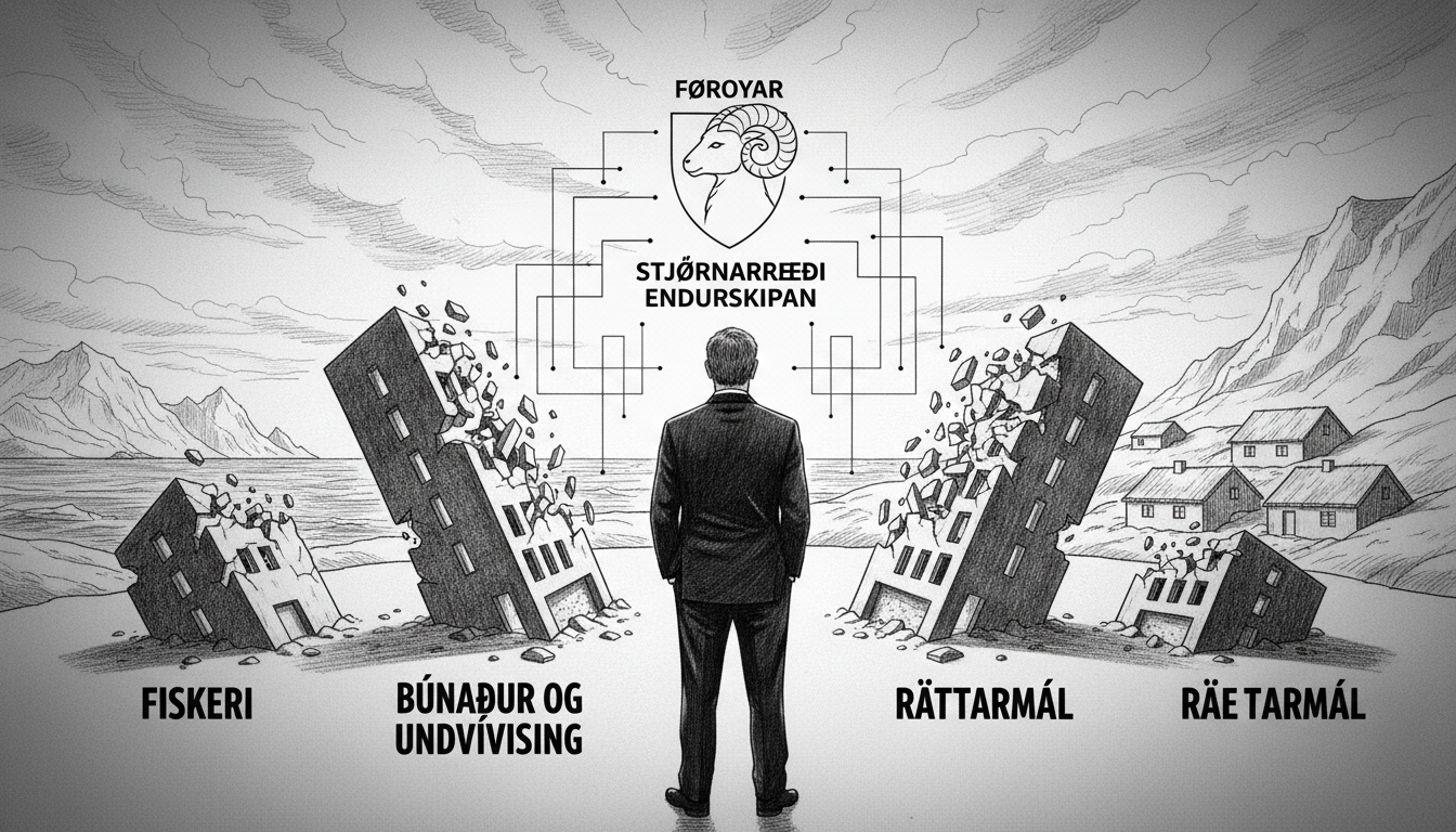 Faroe Islands Prime Minister Plans to Eliminate Three Government Ministries