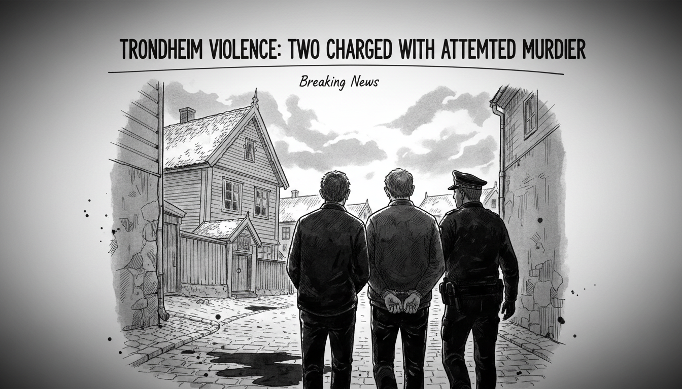 Two Charged with Attempted Murder After Trondheim Violence