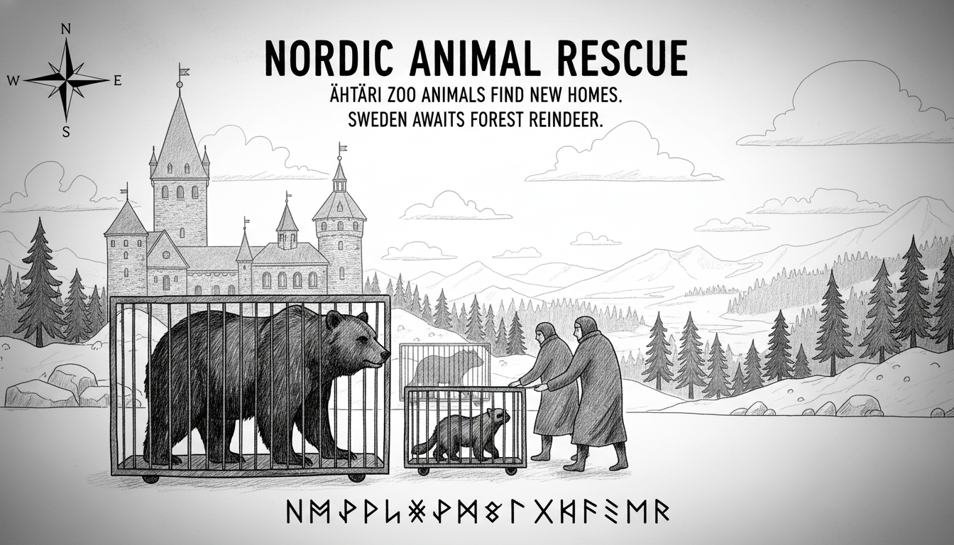 Bankrupt Finnish Zoo Animals Find New Homes Across Nordic Region