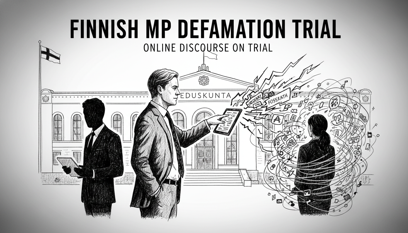 Former Finnish MP Faces Defamation Trial Over Social Media Comments