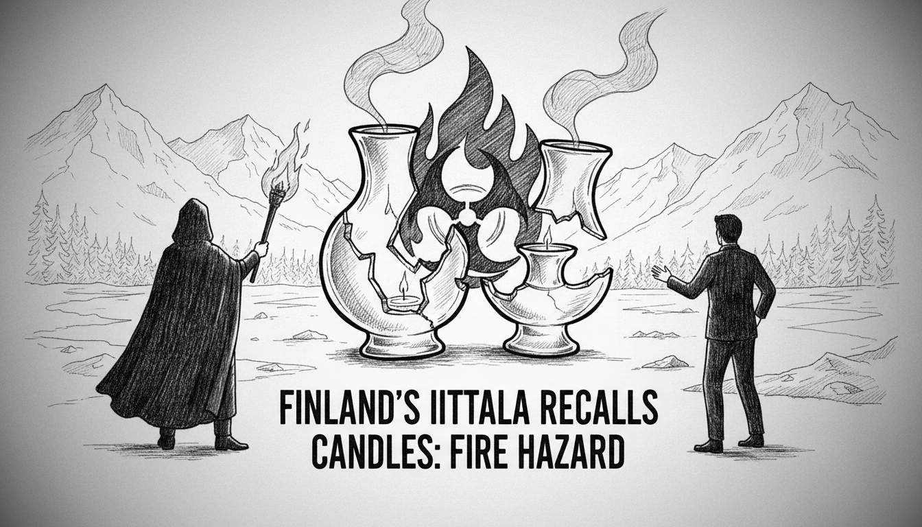 Finland's Iittala Recalls Aalto, Kanto Candles: Fire Hazard