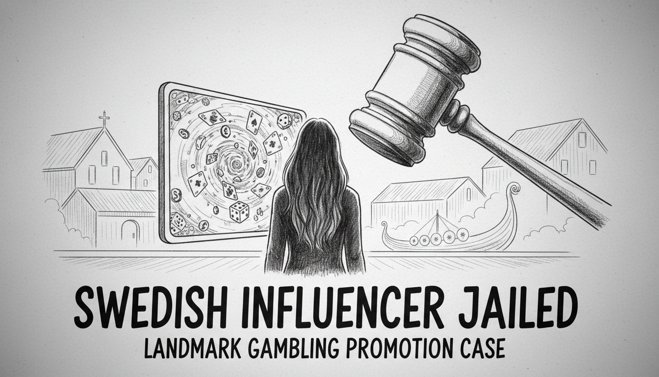 Swedish Influencer Faces Prison Time in Landmark Gambling Promotion Case