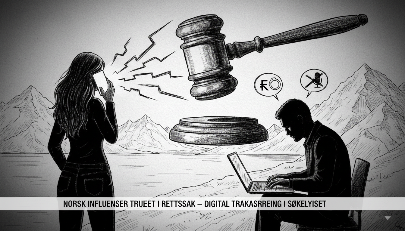 Norwegian Influencer Threatened in High-Profile Legal Case