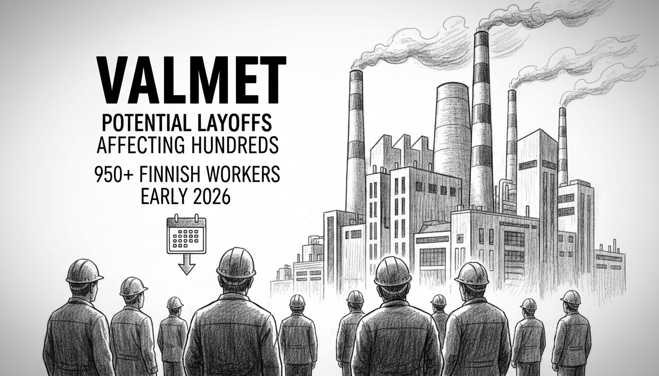 Valmet Announces Potential Layoffs Affecting Hundreds of Workers